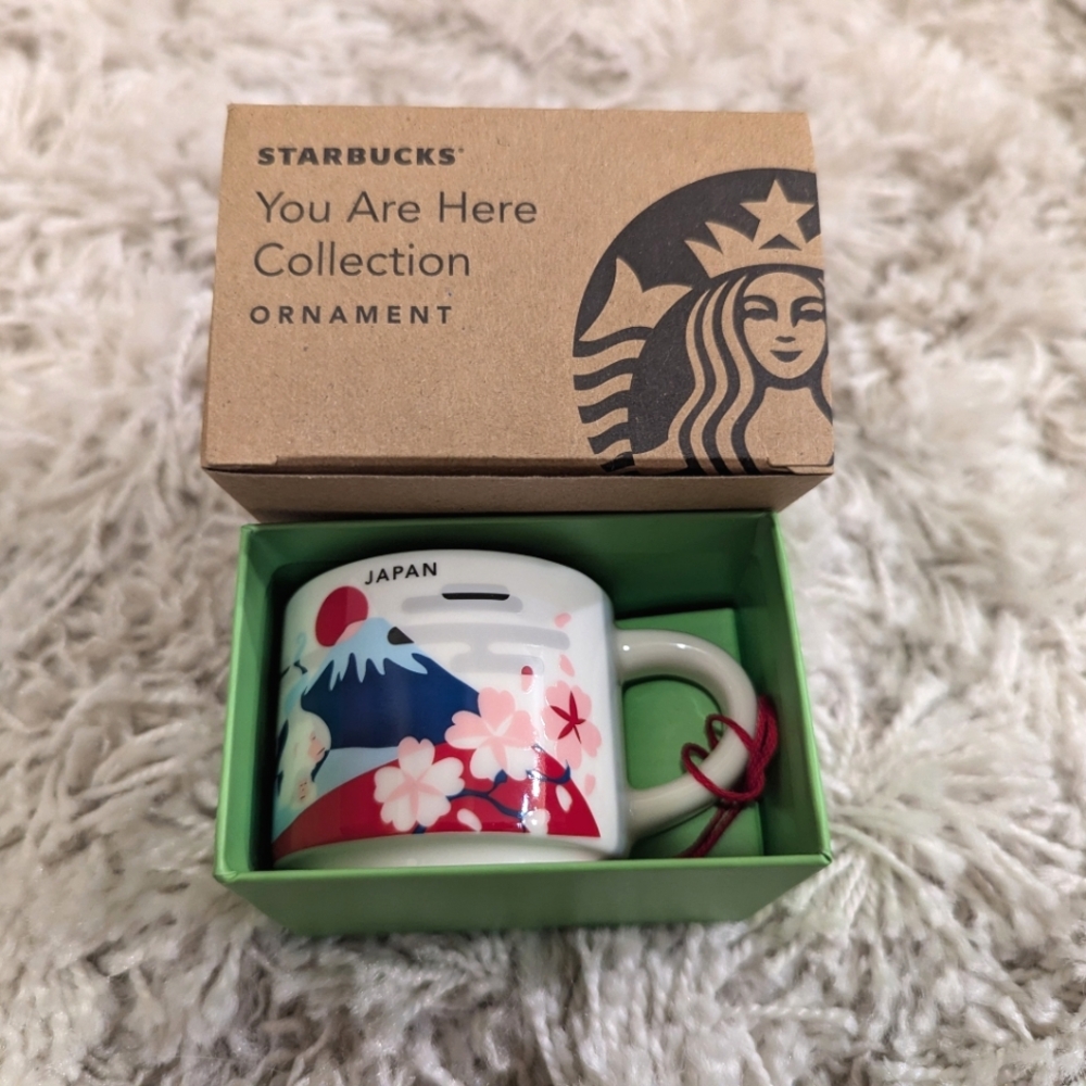 Starbucks Japan You Are Here 2 oz espresso cup cherry blossoms